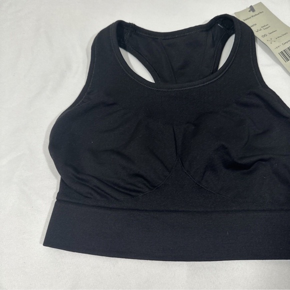 NWT $44 Sweaty Betty [ Medium ]‎ Stamina Racerback Sports Bra in Black - Picture 4 of 14